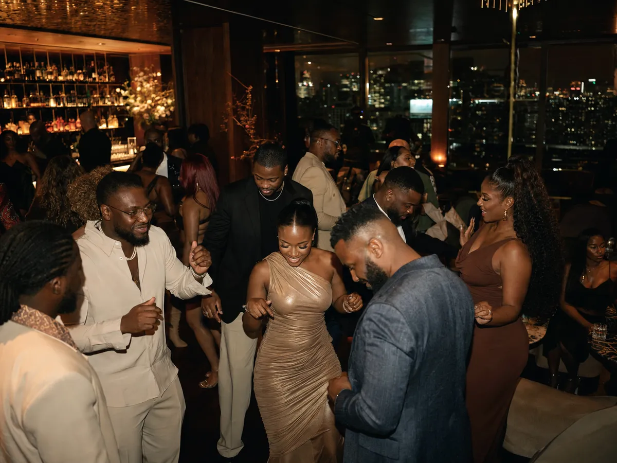 Explorers experiencing Nigerian culture, food, and music together in Toronto